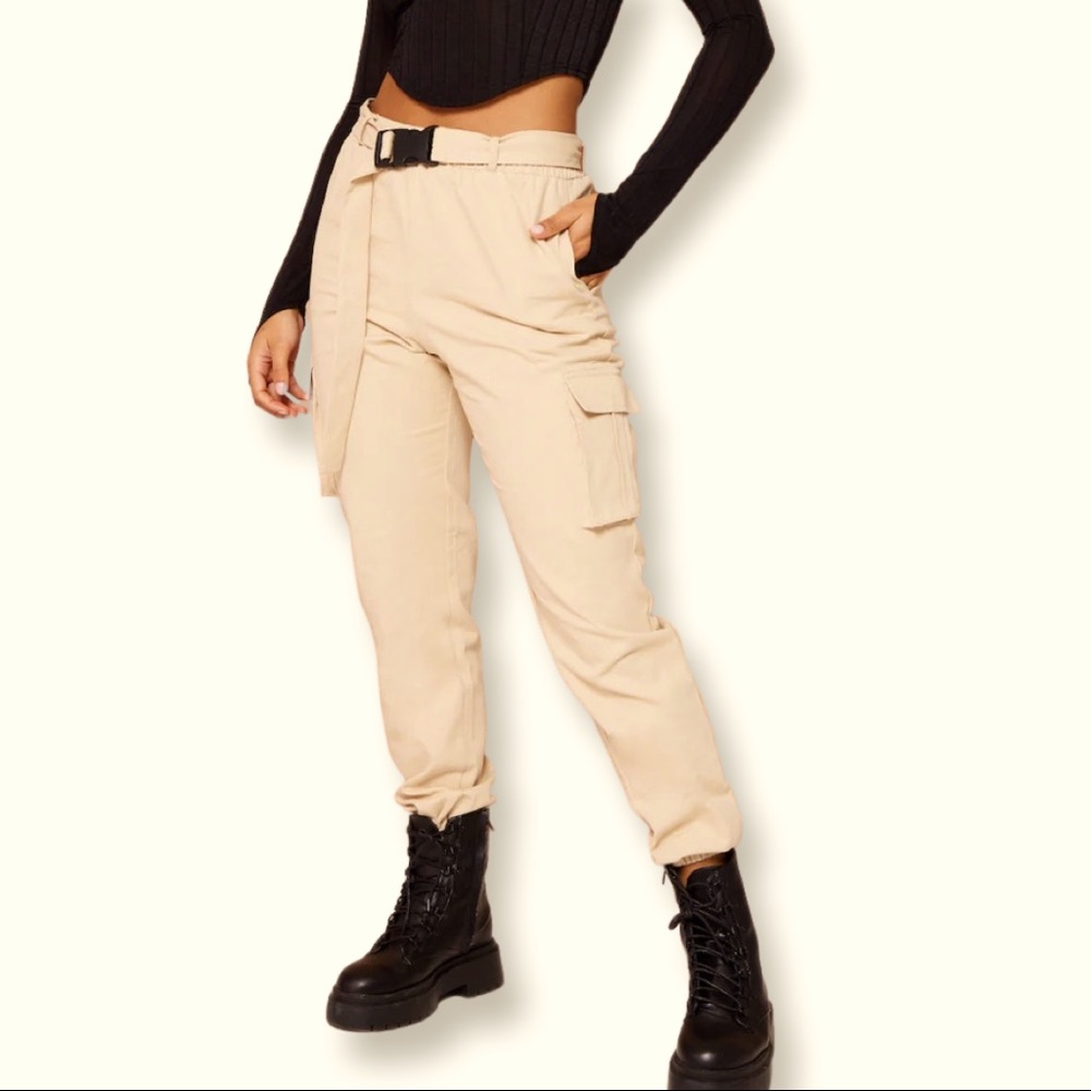 Forever21 Cargo Pants w/ Black Buckle